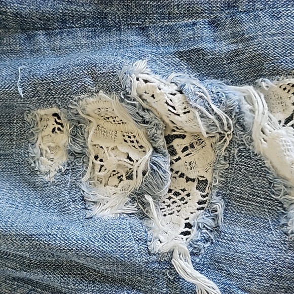 Carmar Jeans embroidery detail size 26 - Picture 4 of 5